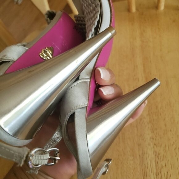 Betsy Johnson sandle leather bottom size 8 - Picture 3 of 7